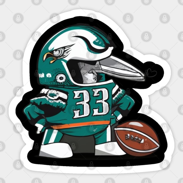 Philadelphia eagles football victor design Sticker by Nasromaystro